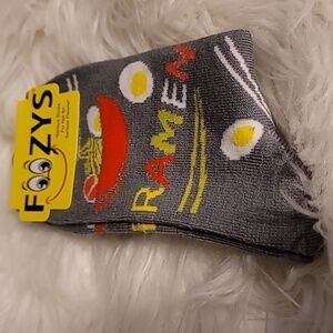 New Foozys Crew Socks "Ramen" Ladies